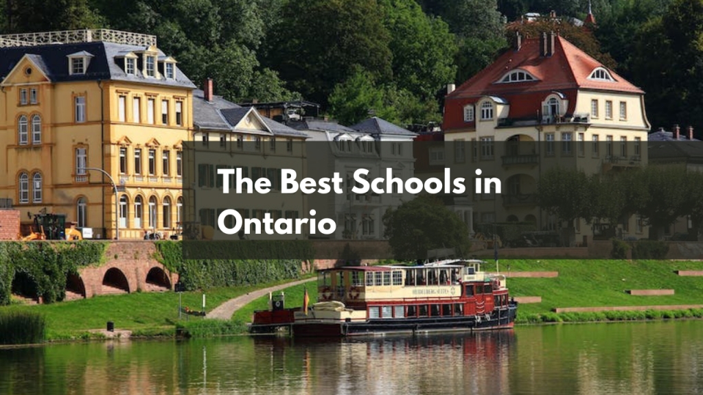 The best schools in Ontario