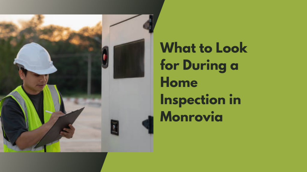 What to Look for During a Home Inspection in Monrovia