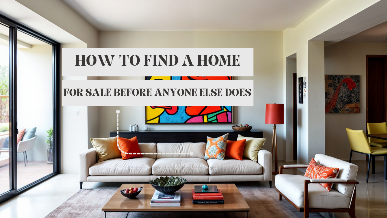 How to find a home for sale before anyone else does