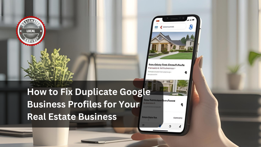 How to Fix Duplicate Google Business Profiles for Your Real Estate Business