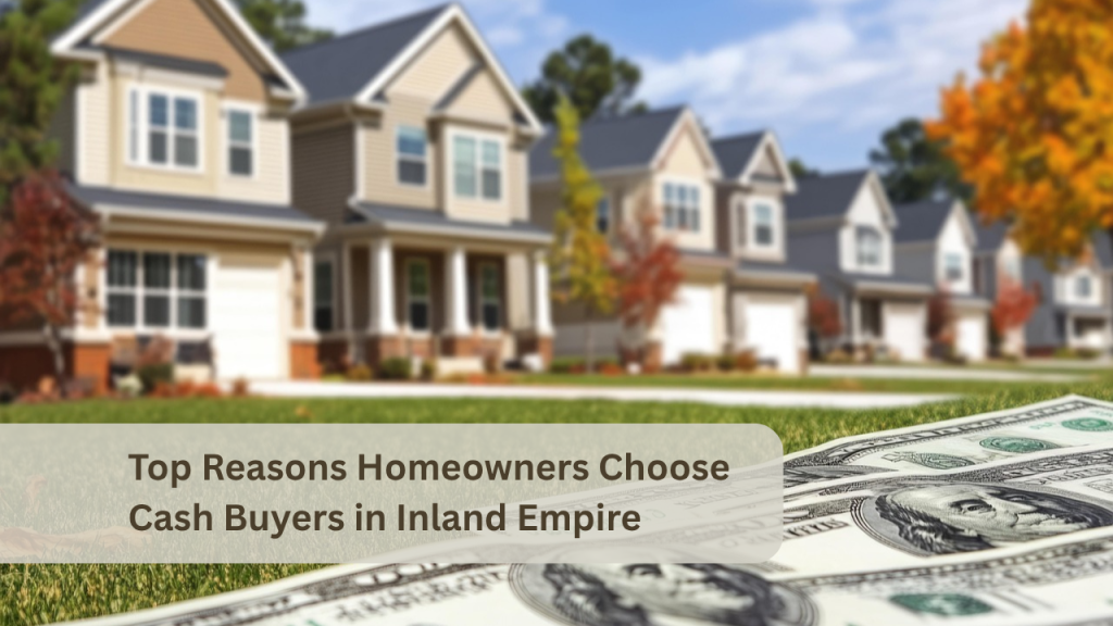 Top Reasons Homeowners Choose Cash Buyers in Inland Empire