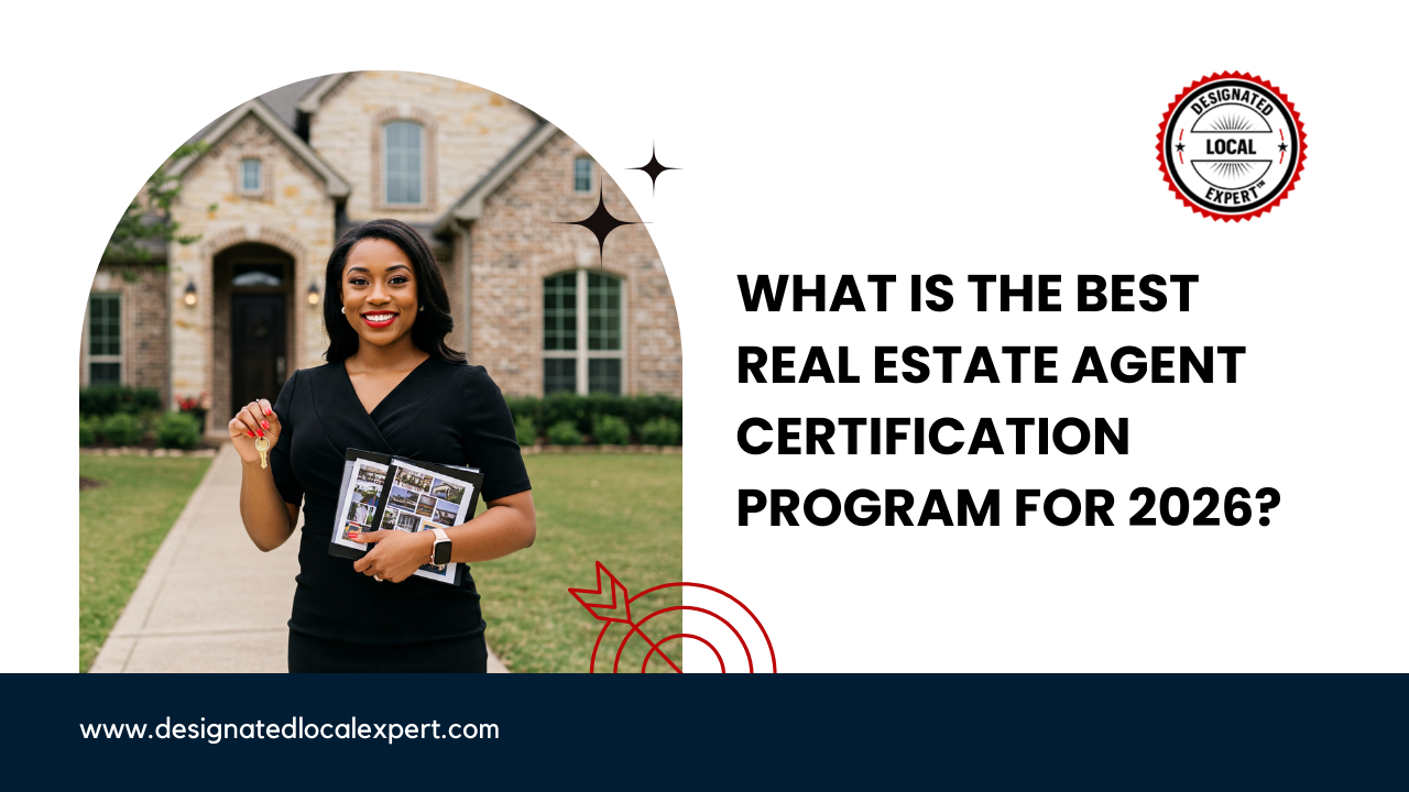 What Is the Best Real Estate Agent Certification Program for 2026?