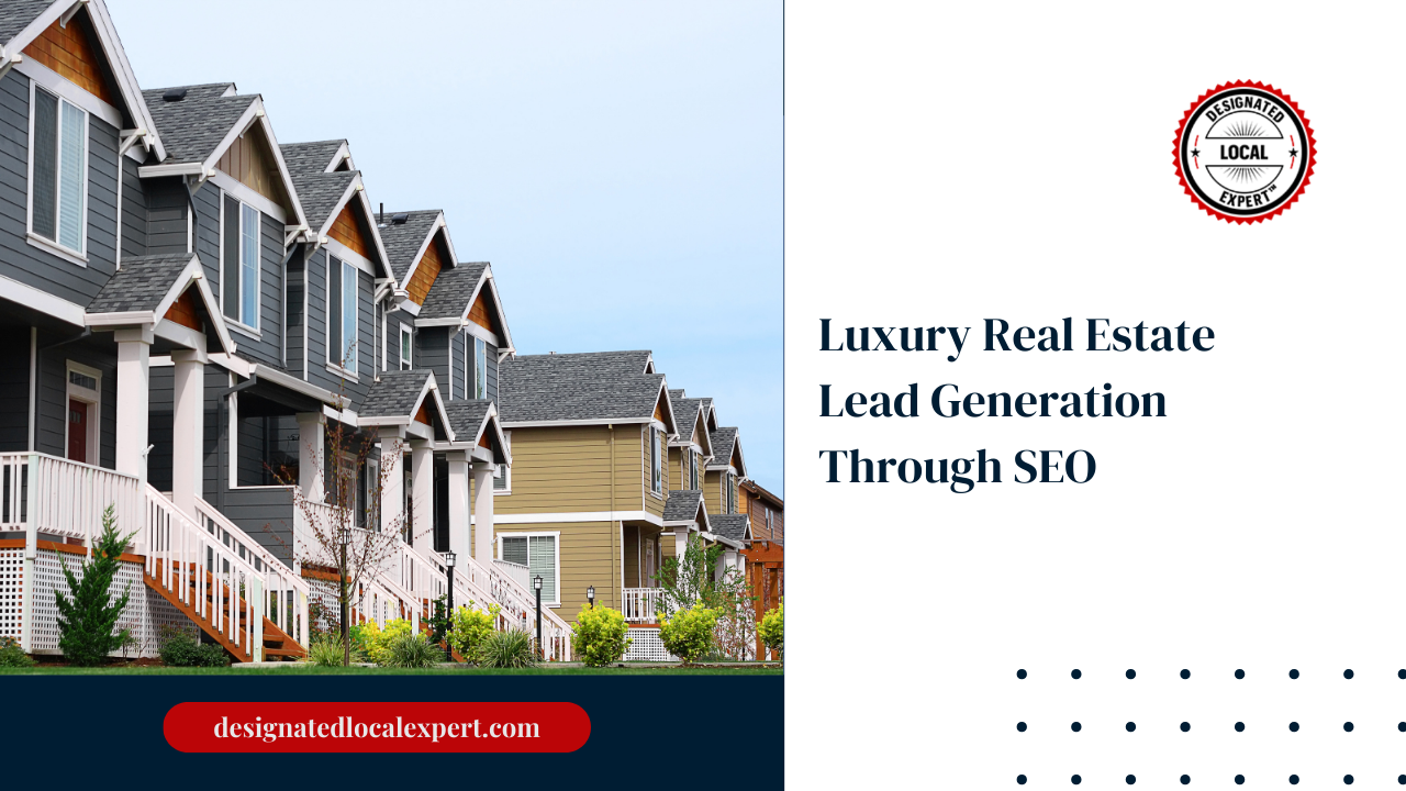 Luxury Real Estate Lead Generation Through SEO