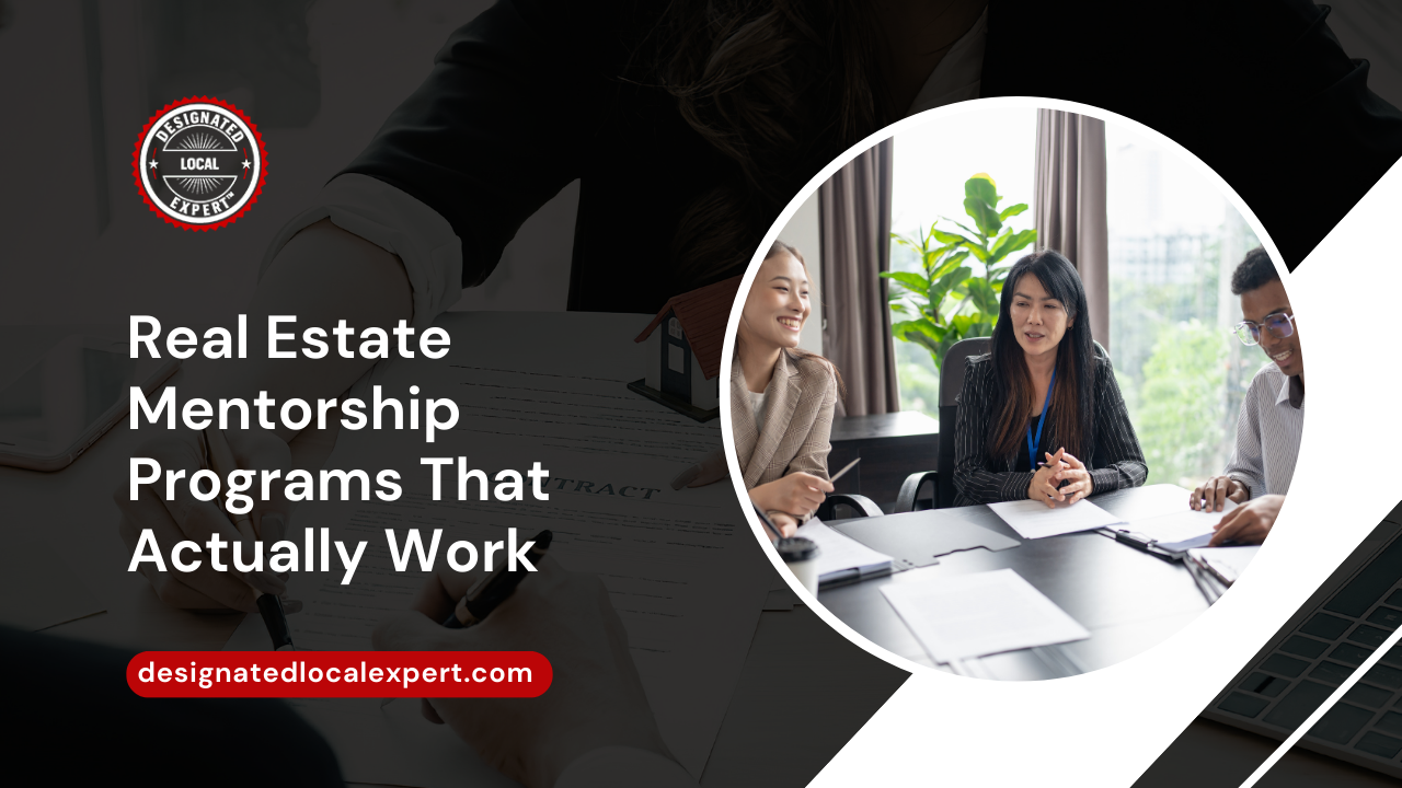 Real Estate Mentorship Programs That Actually Work