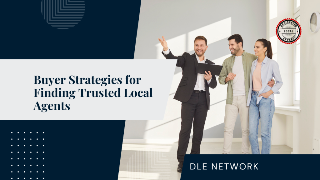 Buyer Strategies for Finding Trusted Local Agents