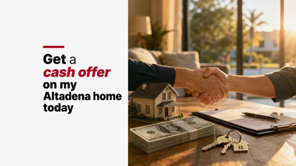 Get a cash offer on my Altadena home today
