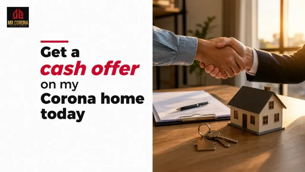 Get a cash offer on my Corona home today