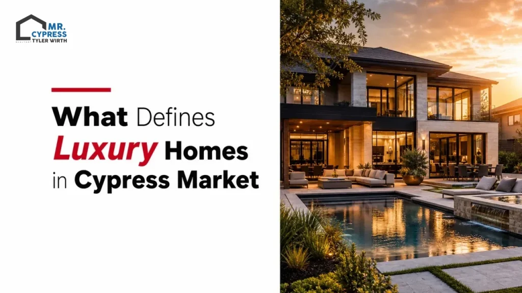 What Defines Luxury Homes in Cypress Market