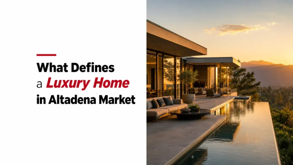 What Defines a Luxury Home in Altadena Market