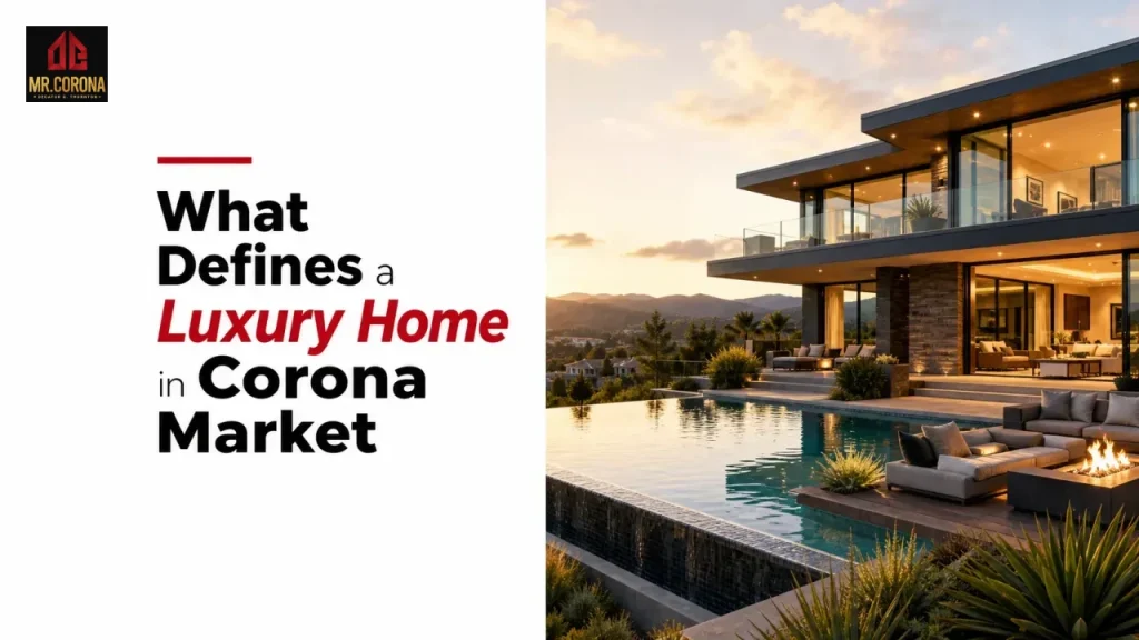 What Defines a Luxury Home in Corona Market