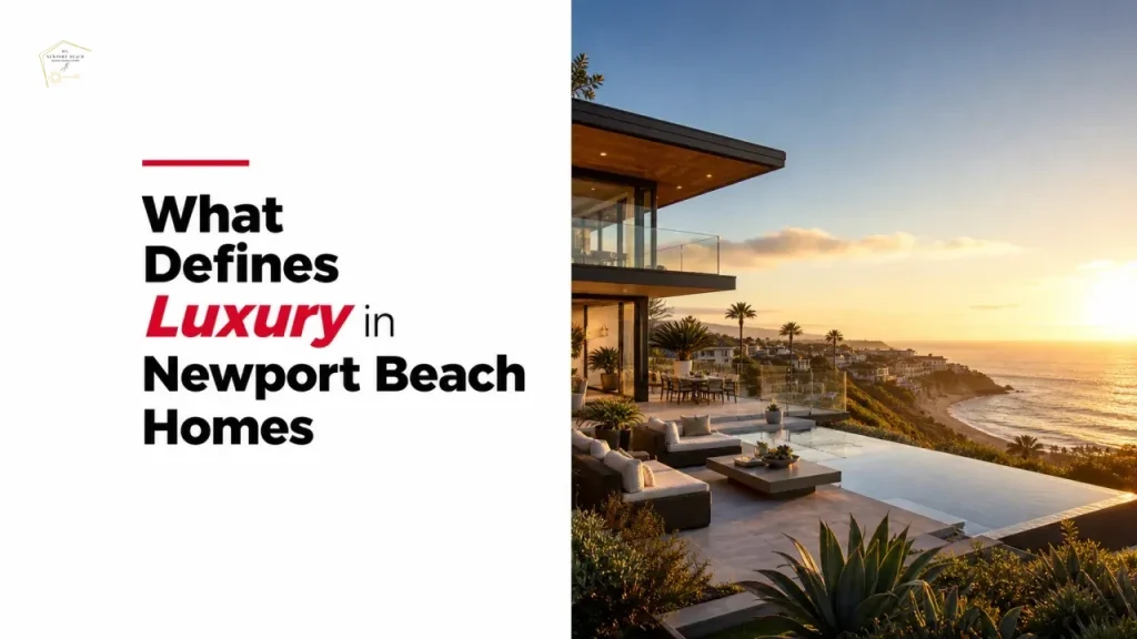 What Defines Luxury in Newport Beach Homes