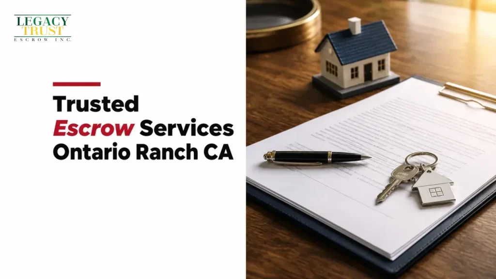 Trusted Escrow Services Ontario Ranch CA