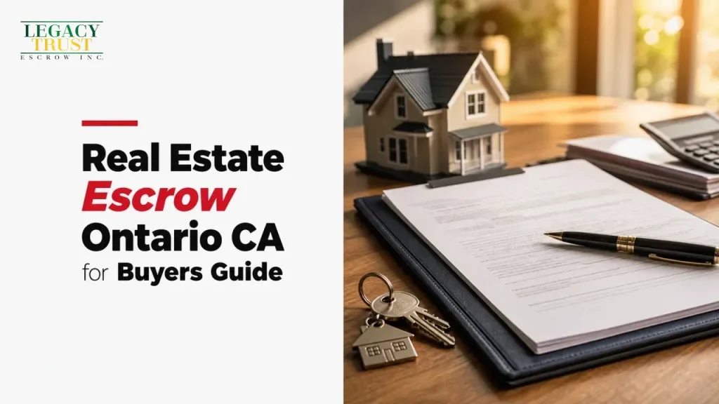 Real Estate Escrow Ontario CA for Buyers Guide