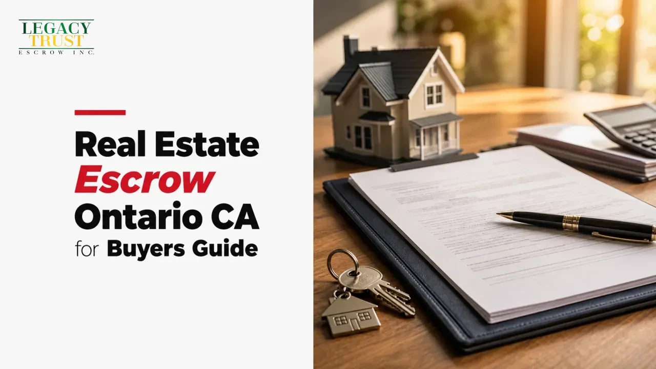 Real Estate Escrow Ontario CA for Buyers Guide