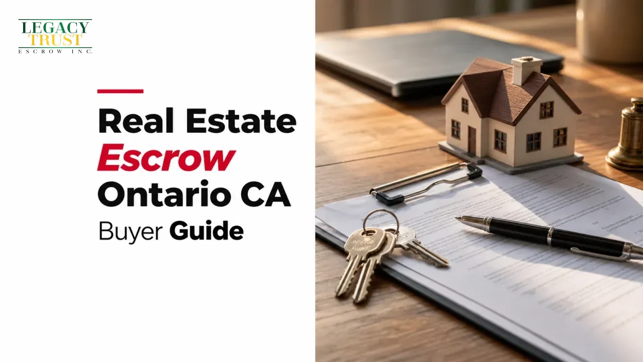Real Estate Escrow Ontario CA Buyer Guide