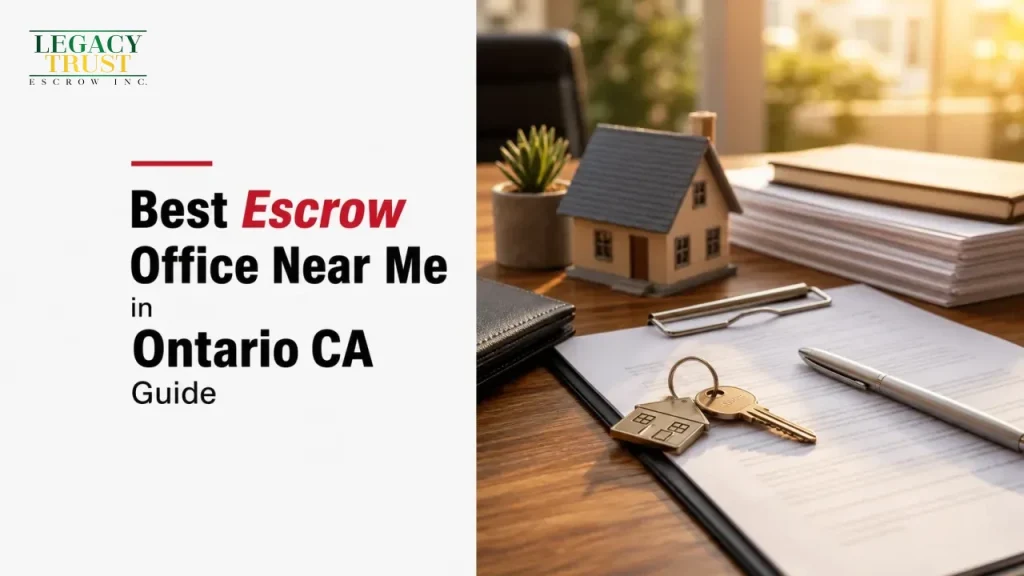 Best Escrow Office Near Me in Ontario CA Guide