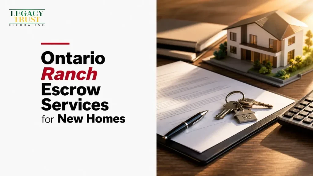 Ontario Ranch Escrow Services for New Homes