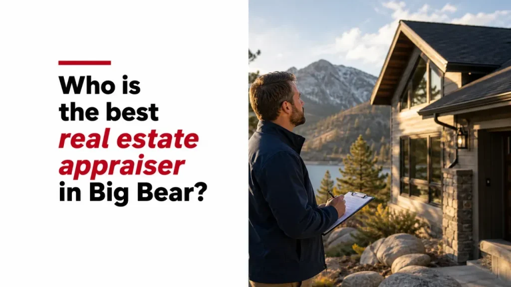 Who is the best real estate appraiser in Big Bear?
