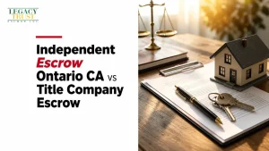 Independent Escrow Ontario CA vs Title Company Escrow