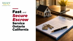 Fast and Secure Escrow Service Ontario California