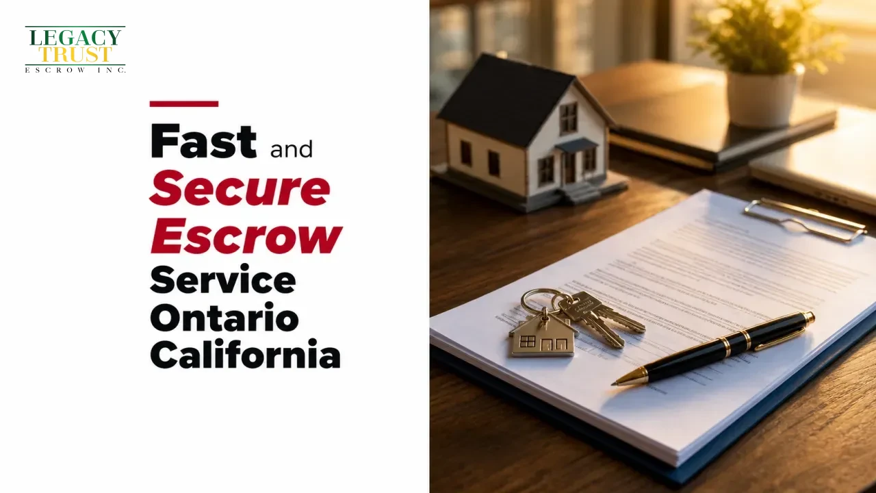 Fast and Secure Escrow Service Ontario California