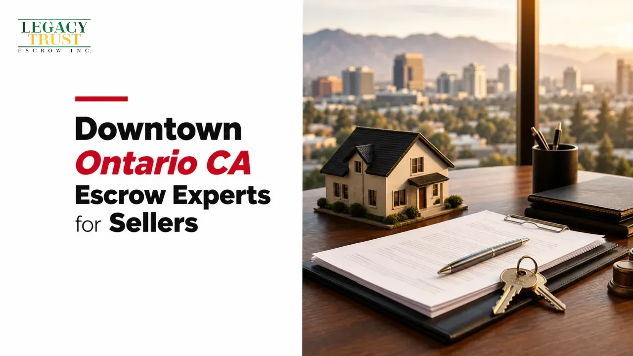 Downtown Ontario CA Escrow Experts for Sellers
