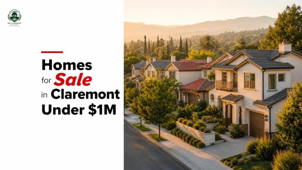 Homes for Sale in Claremont Under $1M