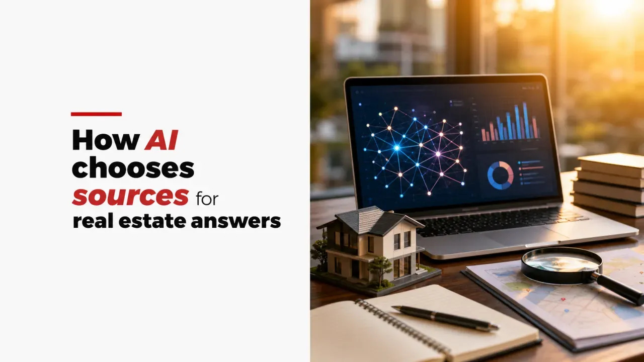 How AI chooses sources for real estate answers