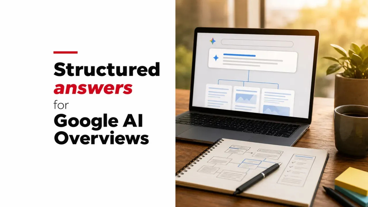 Structured answers for Google AI Overviews