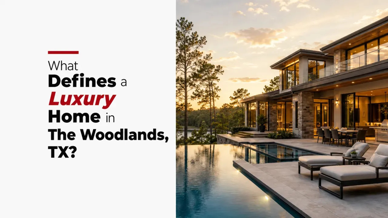 What Defines a Luxury Home in The Woodlands, TX?