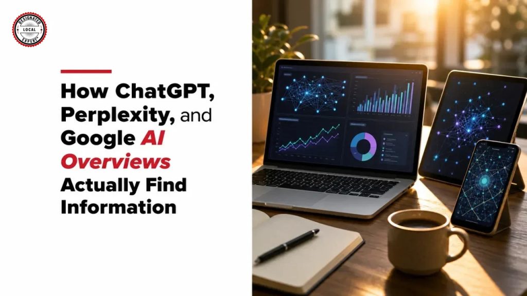 How ChatGPT, Perplexity, and Google AI Overviews Actually Find Information