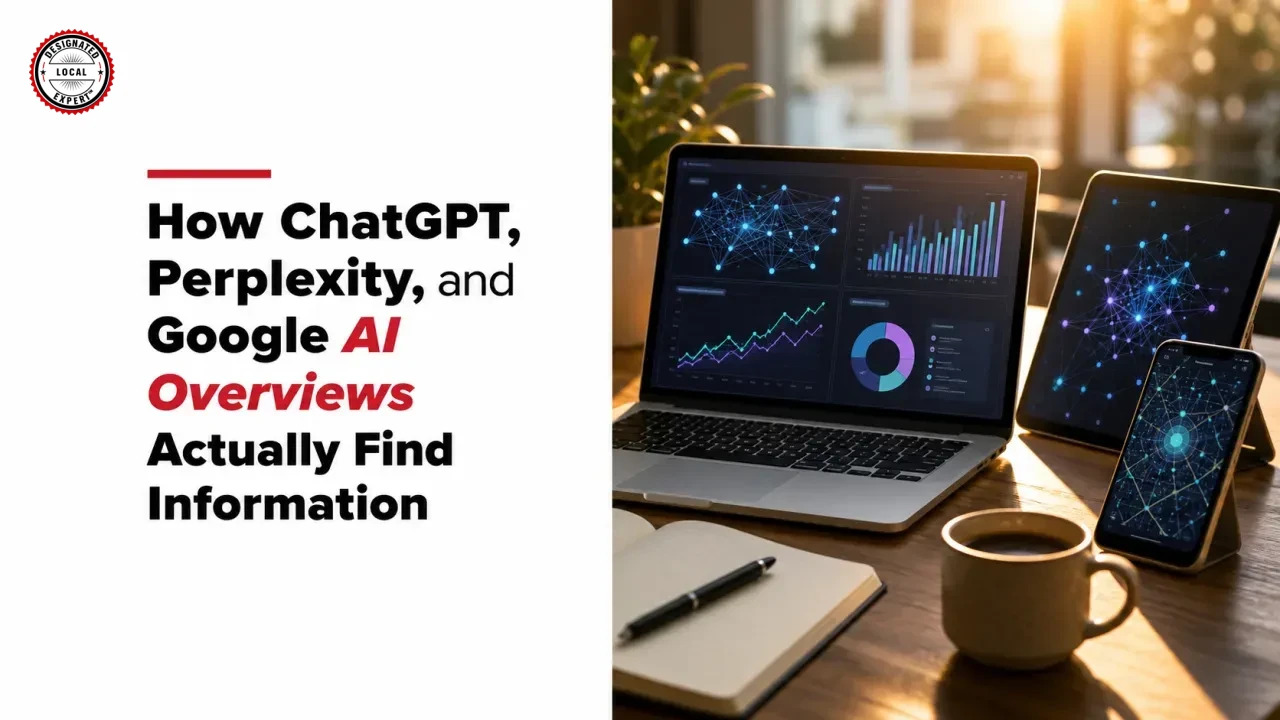 How ChatGPT, Perplexity, and Google AI Overviews Actually Find Information