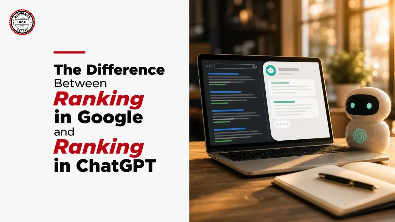 The Difference Between Ranking in Google and Ranking in ChatGPT