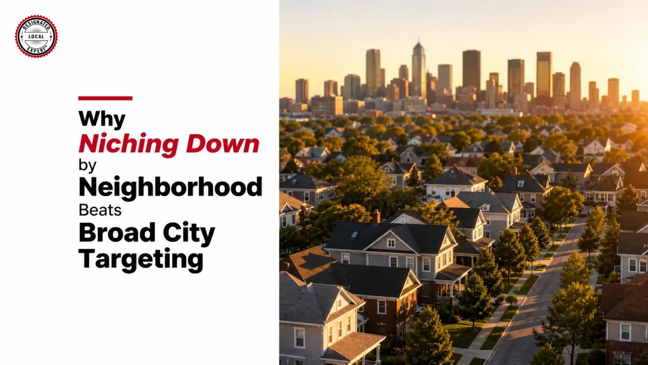 Why Niching Down by Neighborhood Beats Broad City Targeting