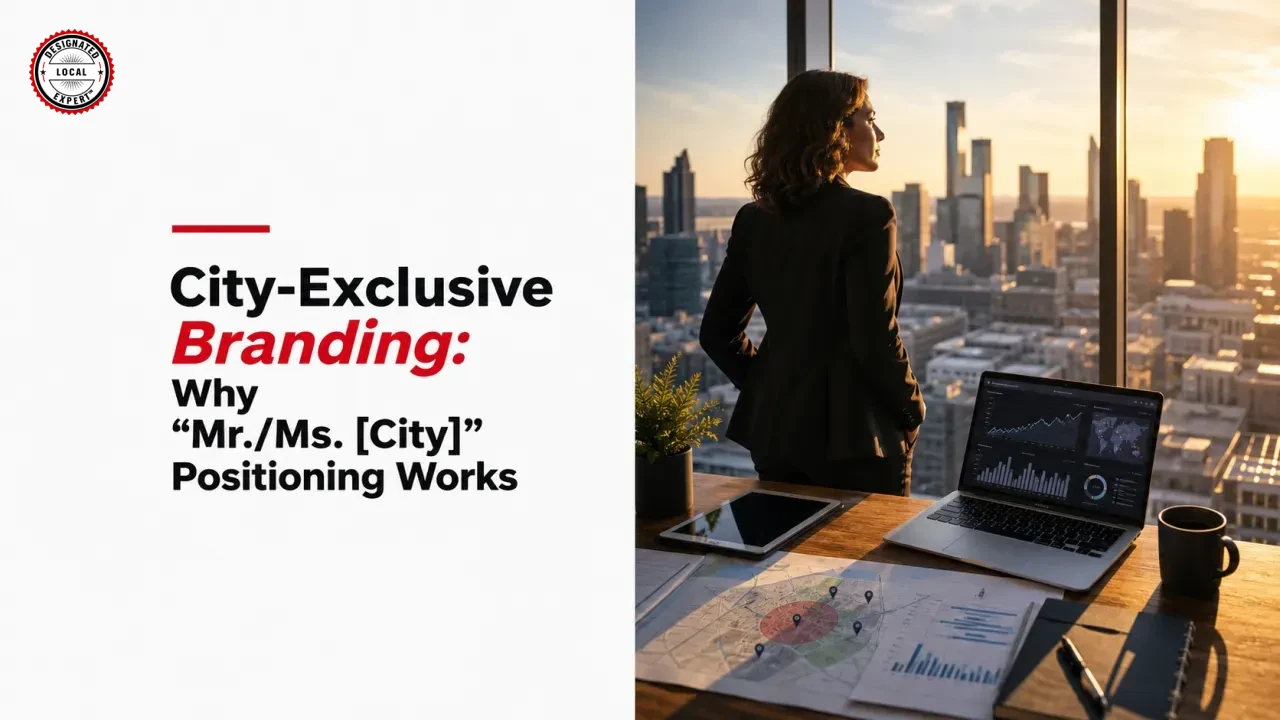 City-Exclusive Branding: Why "Mr./Ms. [City]" Positioning Works