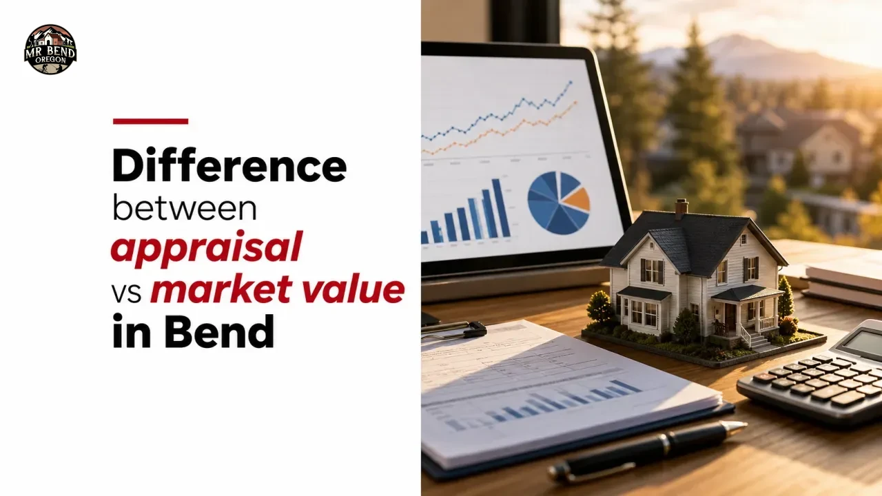 Difference between appraisal vs market value in Bend