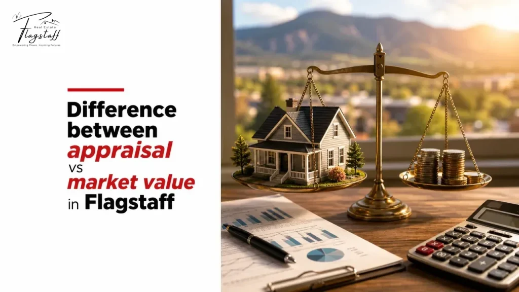Difference between appraisal vs market value in Flagstaff