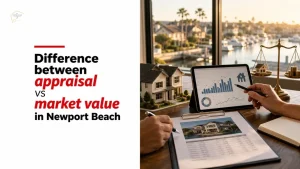 Difference between appraisal vs market value in Newport Beach