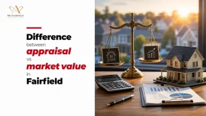 Difference between appraisal vs market value in Fairfield