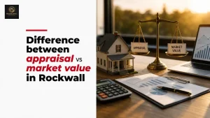 Difference between appraisal vs market value in Rockwall