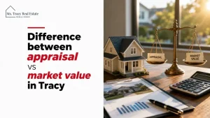 Difference between appraisal vs market value in Tracy