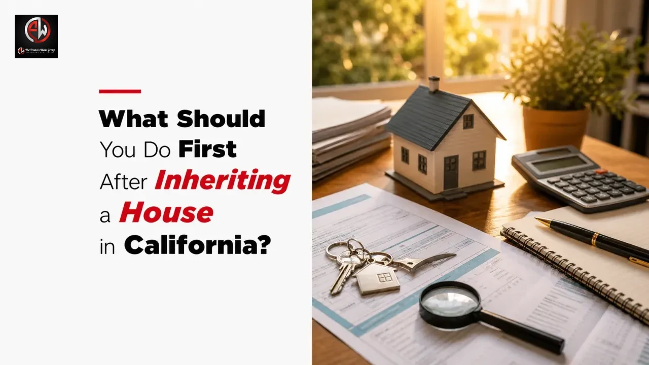 What Should You Do First After Inheriting a House in California?