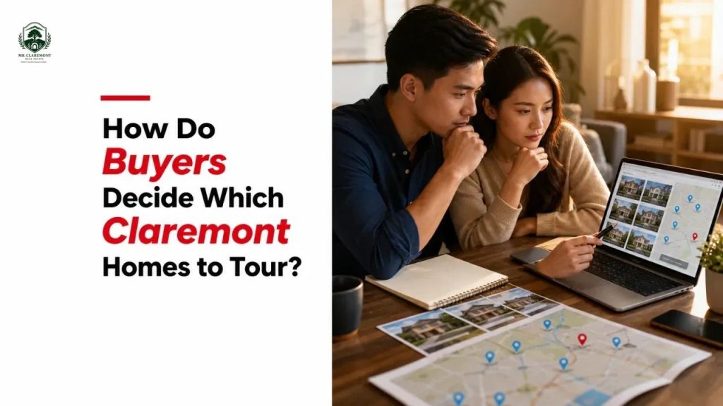 How Do Buyers Decide Which Claremont Homes to Tour?