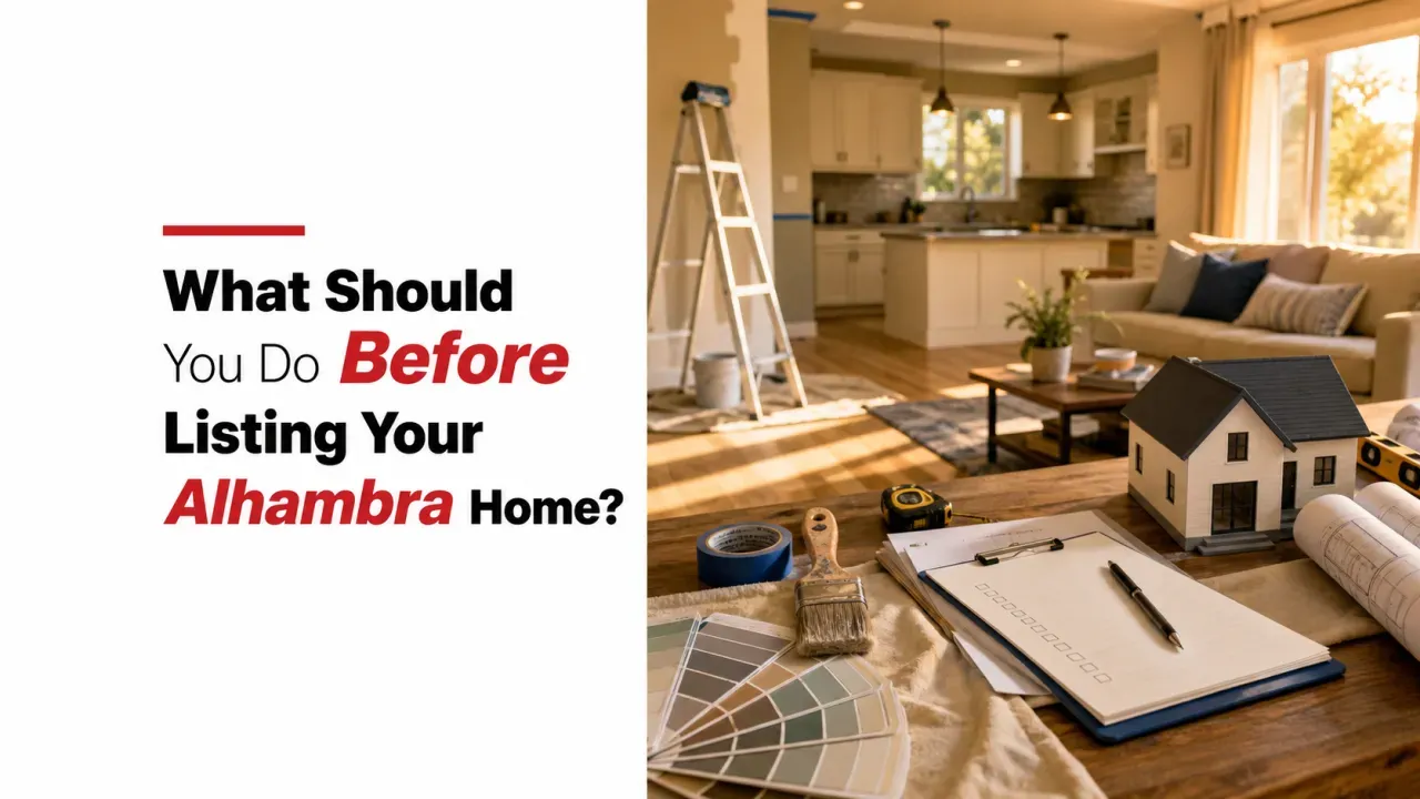 What Should You Do Before Listing Your Alhambra Home?