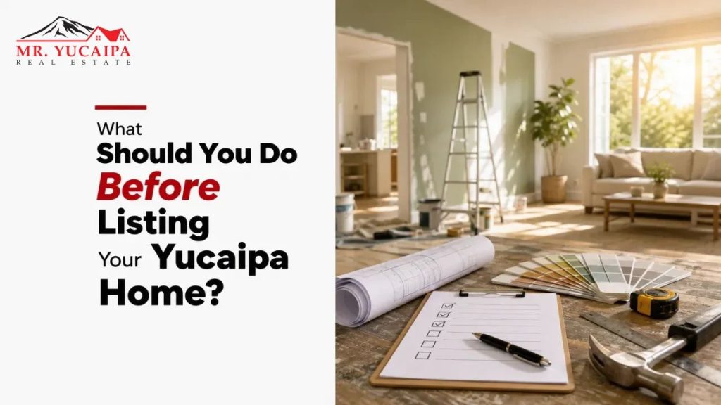 What Should You Do Before Listing Your Yucaipa Home?
