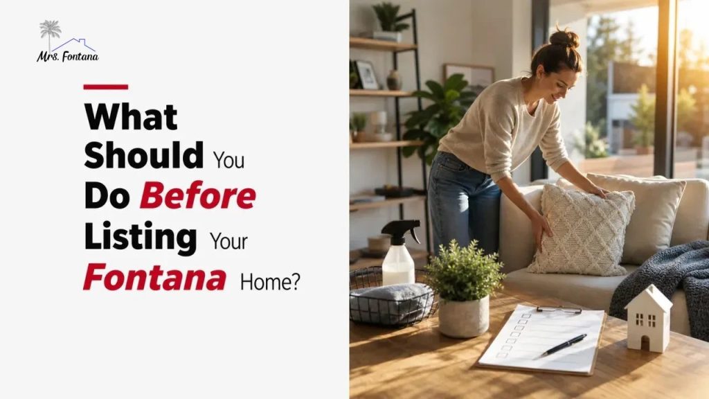 What Should You Do Before Listing Your Fontana Home?