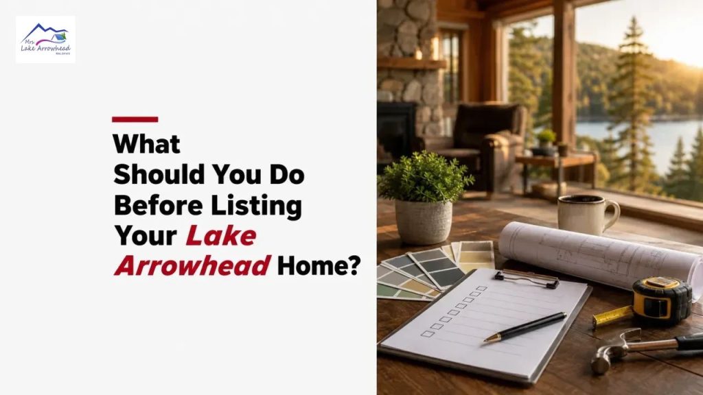 What Should You Do Before Listing Your Lake Arrowhead Home?