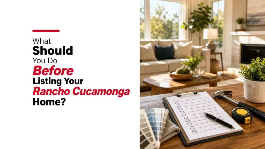 What Should You Do Before Listing Your Rancho Cucamonga Home?