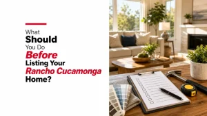 What Should You Do Before Listing Your Rancho Cucamonga Home?