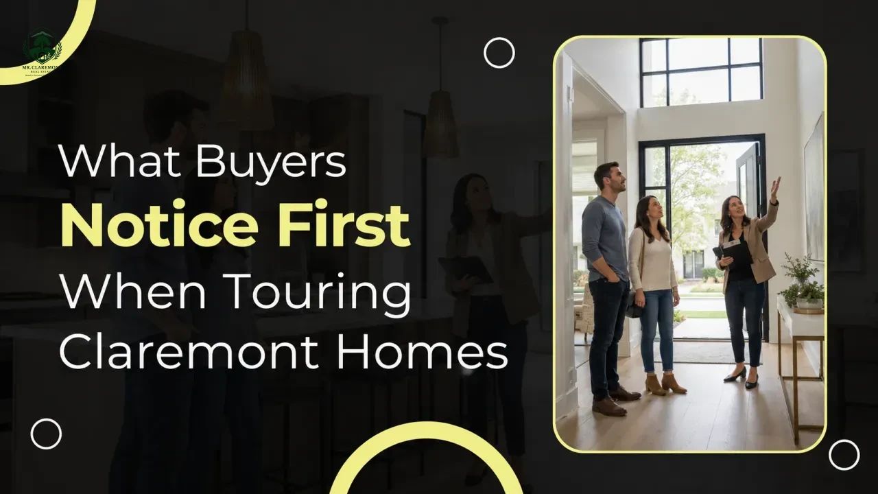 What Buyers Notice First When Touring Claremont Homes